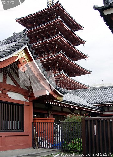 Image of Japaneese Pagoda in Tokyo