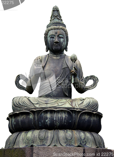 Image of Buddha statue in Tokyo