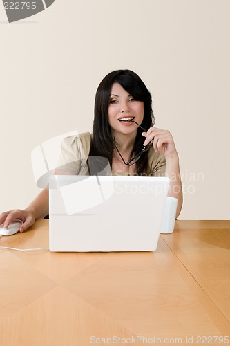 Image of Woman at work