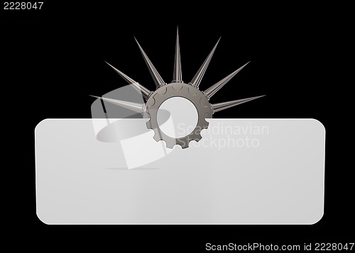 Image of prickles gear wheel