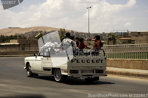 Image of Traffic in Damascus, Syria