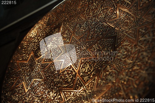 Image of copper-made metal plate