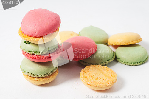 Image of Different macaron cookies