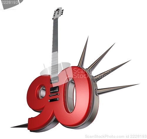 Image of number ninety guitar