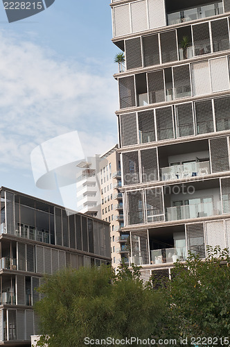 Image of Modern houses in a residential area