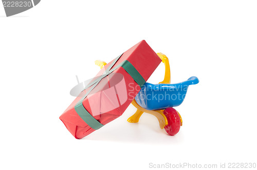 Image of Gift in a wheelbarrow
