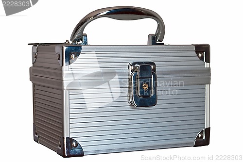 Image of Suitcase on white.