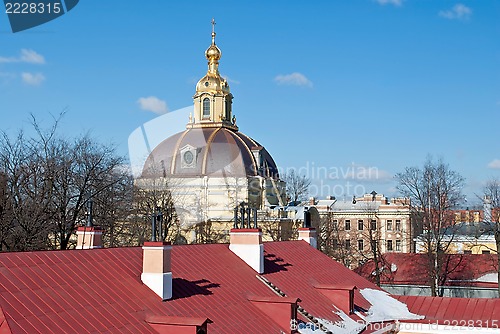 Image of The dome of the cathedral.