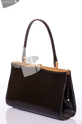 Image of Lady black handbag
