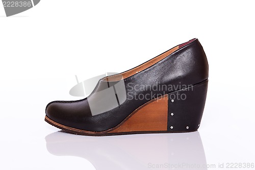 Image of Woman leather shoe