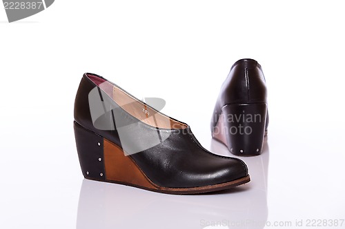 Image of Woman leather shoes