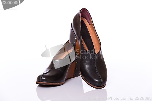 Image of Woman leather shoes