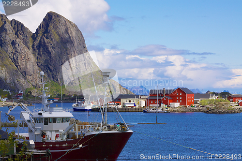 Image of Fishing port in Norway