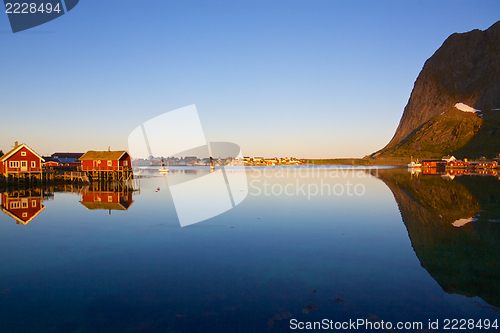 Image of Lofoten at night