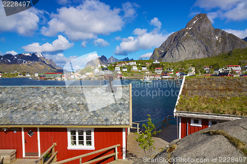 Image of Norwegian fishing town