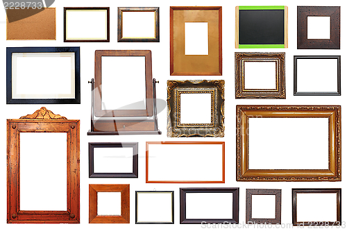 Image of large collection of frames