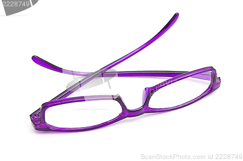 Image of Beautiful purple glasses 
