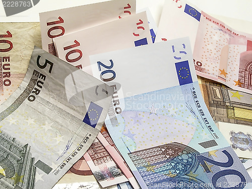 Image of different euro currency 