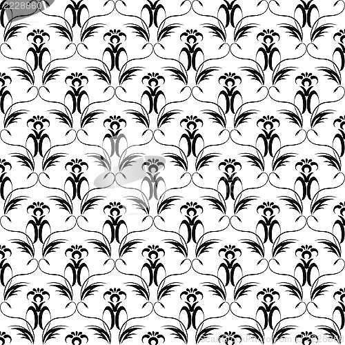 Image of seamless floral pattern