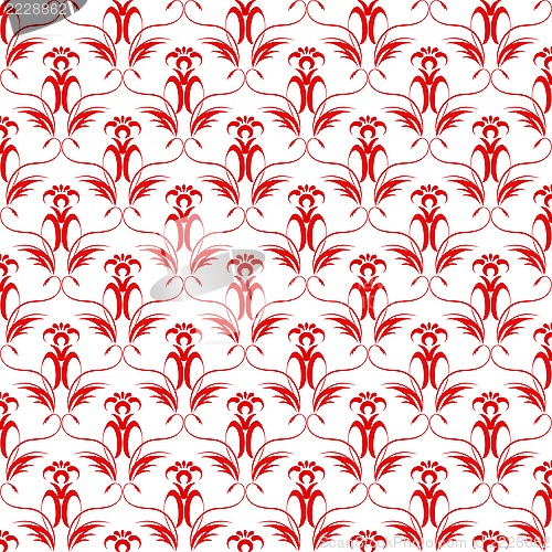 Image of seamless floral pattern