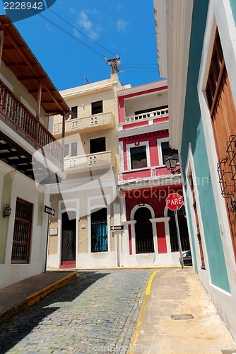 Image of Street in old San Juan, Puerto Rico