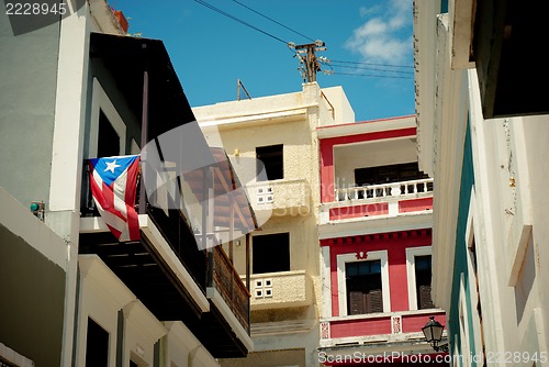 Image of Street in old San Juan, Puerto Rico