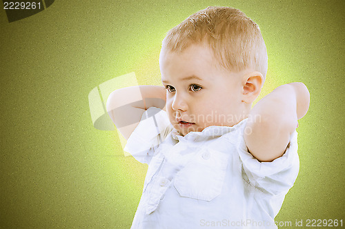 Image of Cute handsome little boy