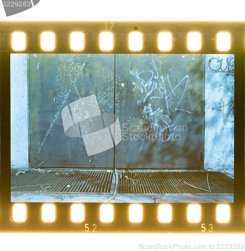 Image of Aged street wall background