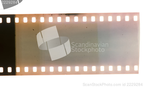 Image of Old vintage film strip.Retro style