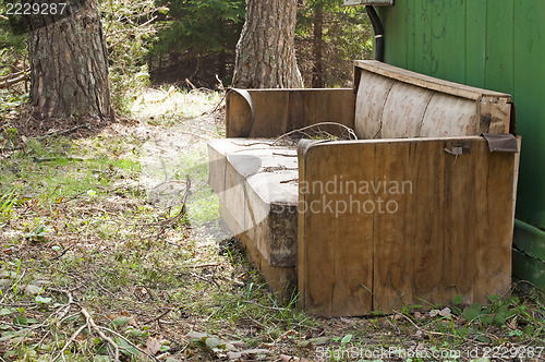 Image of Sofa in the forest