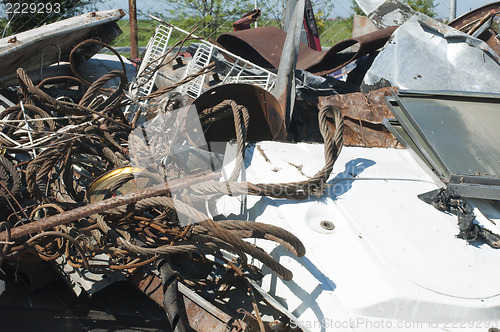 Image of Pile of scrap iron