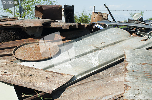 Image of Pile of scrap iron