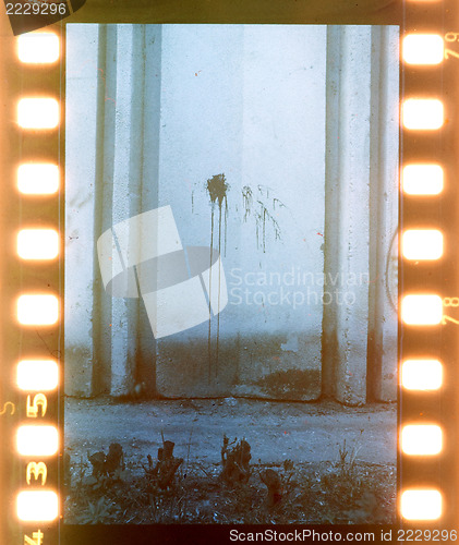 Image of Aged street wall background