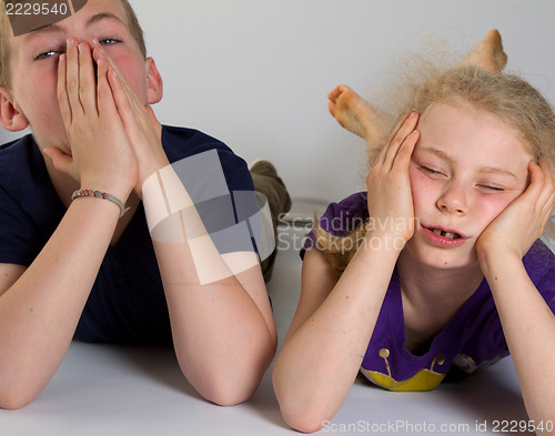 Image of Bored kids