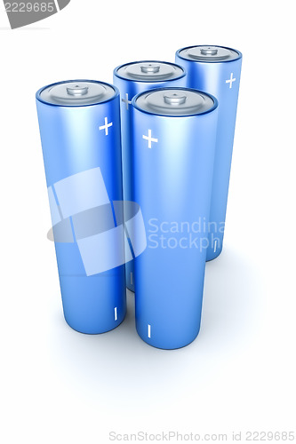 Image of blue battery