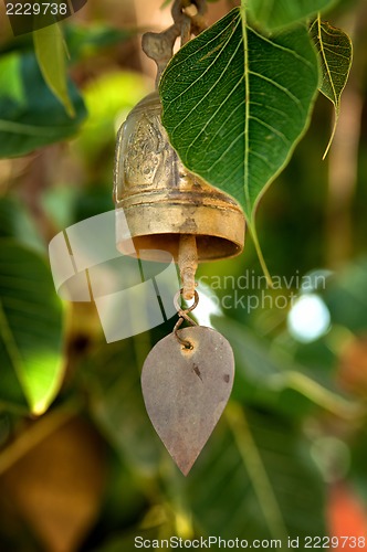 Image of Buddhist wishing bell, Thailand