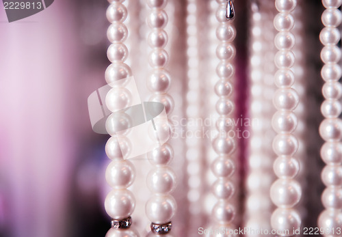 Image of pearl necklaces for sale