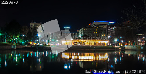 Image of spokane washingon downtown streets and architecture