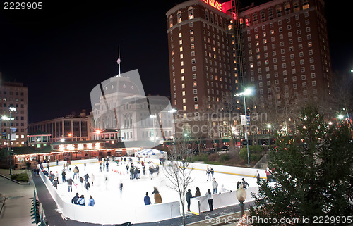 Image of providence on a cold december evening