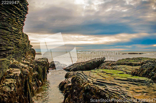 Image of A shot of an early morning aquidneck island, newport, ri