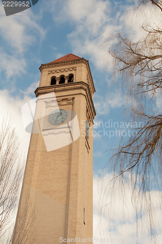 Image of spokane washingon downtown streets and architecture