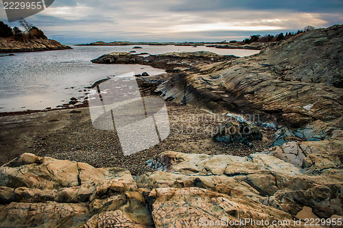 Image of A shot of an early morning aquidneck island, newport, ri