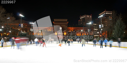 Image of providence on a cold december evening