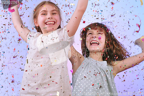 Image of children having fun at the party