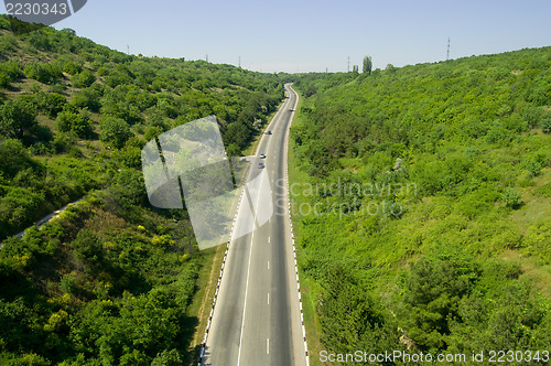 Image of mountain road