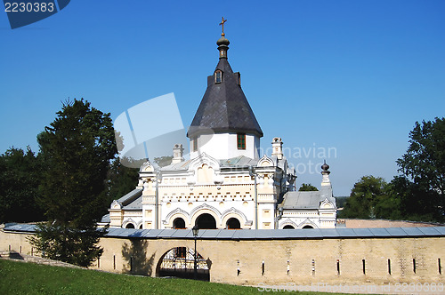 Image of convent and blue sky