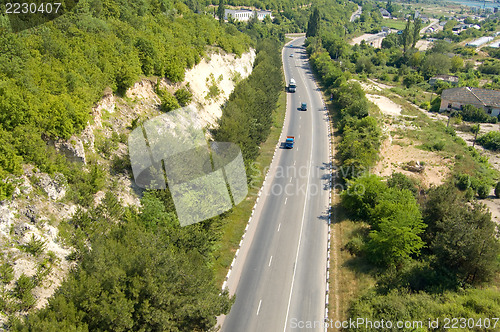 Image of mountain road