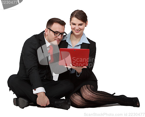 Image of Couple on Notebook