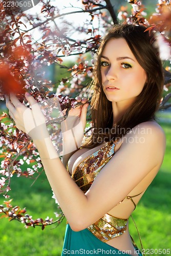 Image of Portrait of pretty woman