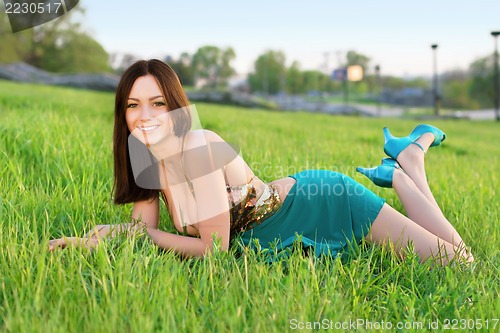 Image of Attractive smiling woman